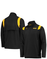 Nike Black Iowa Hawkeyes 2021 Team Coach Quarter Zip Jacket At Nordstrom