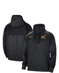 Nike Black Iowa Hawkeyes Windrunner Raglan Full Zip Jacket At Nordstrom