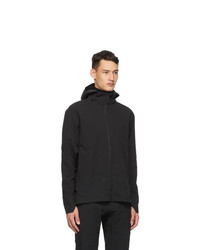 Veilance Black Isogon Mx Hooded Jacket