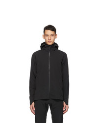 Veilance Black Isogon Mx Hooded Jacket