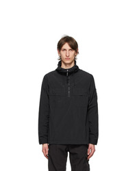 C.P. Company Black Lens Hooded Pullover Jacket