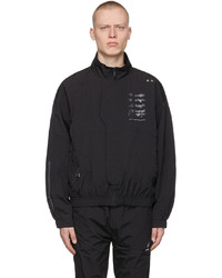 C2h4 Black My Own Private Planet Intervein Paneled Track Jacket