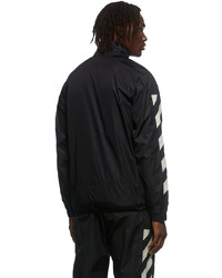 Off-White Black Nylon Diag Tracktop Jacket