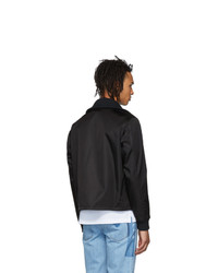 Prada Black Nylon Half Zip Jacket