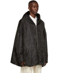 Rick Owens Black Nylon Polyester Jacket