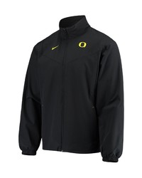 Nike Black Oregon Ducks 2021 Sideline Full Zip Jacket