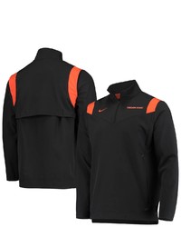 Nike Black Oregon State Beavers 2021 Team Coach Quarter Zip Jacket At Nordstrom