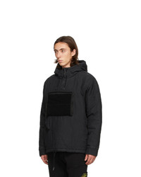 Stone Island Shadow Project Black Padded Pullover Jacket