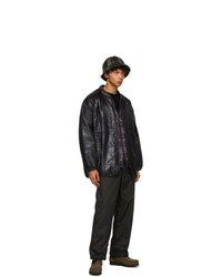 Needles Black Quilted Piping Jacket