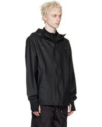 Rains Black Storm Breaker Jacket