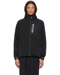 And Wander Black Stretch Shell Jacket