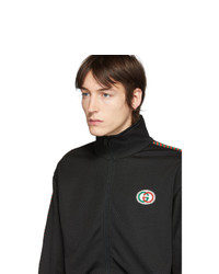 Gucci Black Tricot Track Jacket
