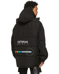 Hood by Air Black Veteran Hooded Jacket