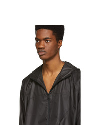 Spencer Badu Black Waterproof Windbreaker Jacket