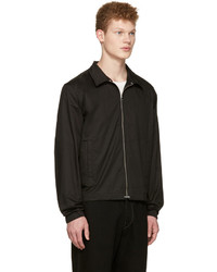 Lemaire Black Windbreaker Jacket
