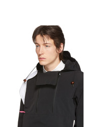 Boramy Viguier Black Windbreaker Jacket