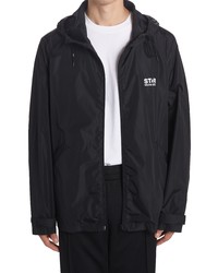 Golden Goose Daris Star Collection Logo Hooded Windbreaker