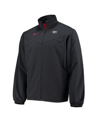 Nike Gray Bulldogs 2021 Sideline Full Zip Jacket