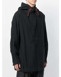 Ziggy Chen Hooded Buttoned Neck Jacket