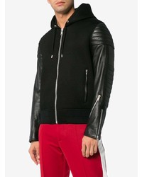 Givenchy Hooded Lambskin Leather Jacket
