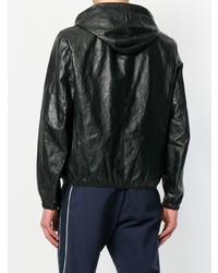 Prada Hooded Leather Jacket