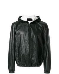 Prada Hooded Leather Jacket