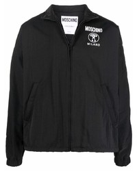 Moschino Logo Stripe Bomber Jacket