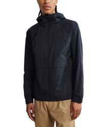 Nn07 Niles 8432 Water Resistant Hooded Jacket In Black At Nordstrom