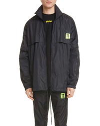 Off-White River Trail Nylon Track Jacket With Removable Sleeves