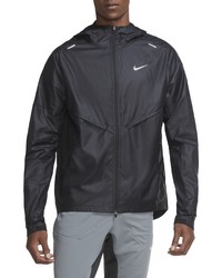 Nike Shieldrunner Running Jacket In Blackblack At Nordstrom