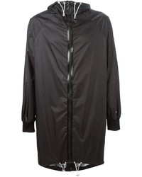 Wanda Nylon Hooded Long Windbreaker