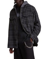 AllSaints Windridge Stripe Hooded Jacket