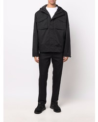 Calvin Klein Jeans Zip Up Flap Pockets Hooded Jacket