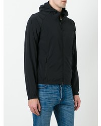 Aspesi Zipped Hooded Jacket Black