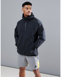 adidas Zne Hooded Anorak In Black Cg0249