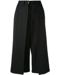 Black Wool Bermuda Shorts