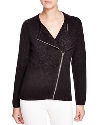 Calvin Klein Asymmetric Textured Knit Jacket