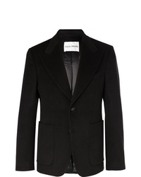 Salle Privée Black Astor Slim Fit Cashmere Suit Jacket