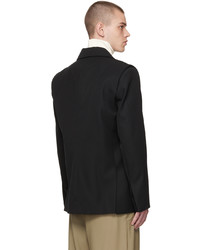Bianca Saunders Black Cone Suit Jacket Blazer