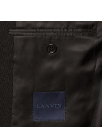 Lanvin Black Slim Fit Wool Suit Jacket