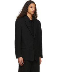 Lemaire Black Wool Boxy Jacket