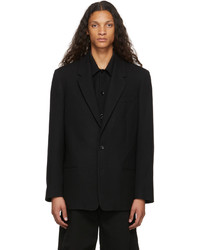 Lemaire Black Wool Boxy Jacket
