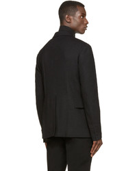 Alexandre Plokhov Black Wool Unstructured Blazer