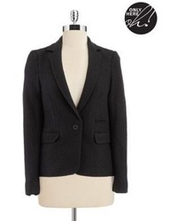 Lord & Taylor Boucle And Stretch Knit Jacket