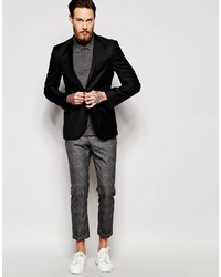 Asos Brand Slim Suit Jacket In 100% Wool