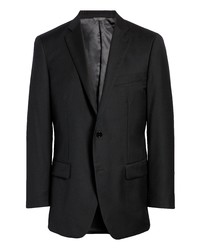 Indochino Hemsworth Black Wool Suit Jacket