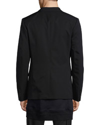 Juun.J Juun J Double Layer Wool Blazer Black