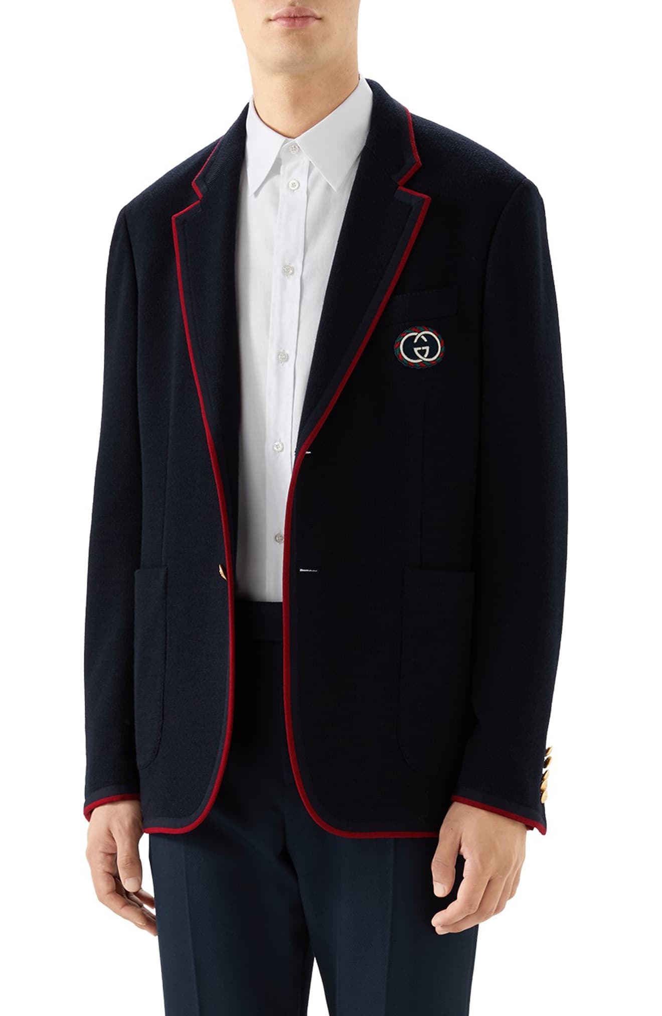 Gucci Palma Wool Cotton Jersey Sport Coat, $2,700 | Nordstrom | Lookastic