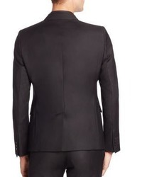 Emporio Armani Regular Fit Wool Suit Jacket