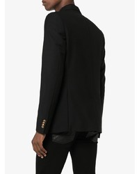 Givenchy Single Breasted Wool Mohair Blend Blazer